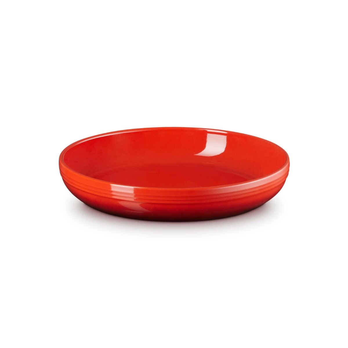 Le Creuset Coupe Diep Bord, 22cm kersenrood